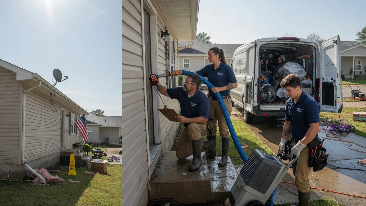 Ceiling Water Damage Restoration in Edgewood, IA near me